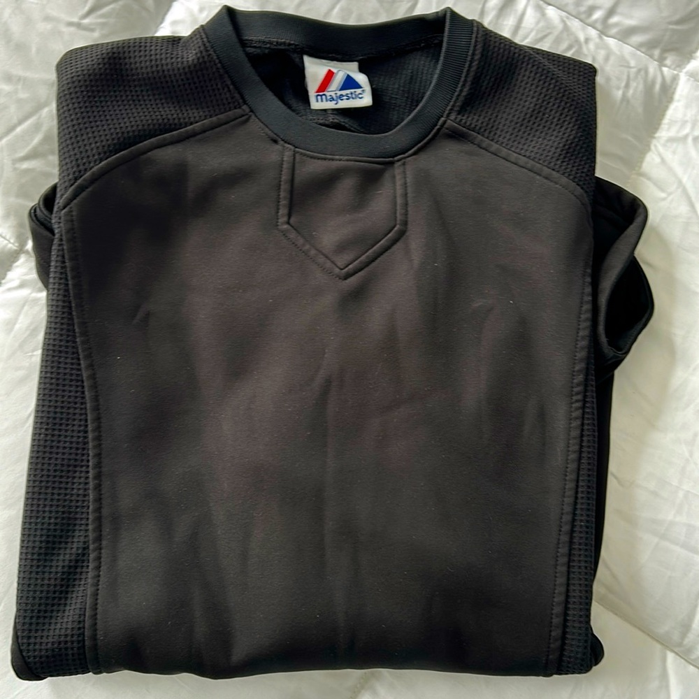 Baseball thermal pullover